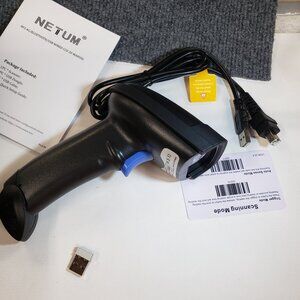 NETUM 2D Barcode Scanner, Compatible with 2.4G Wireless & Bluetooth NT-1228BC